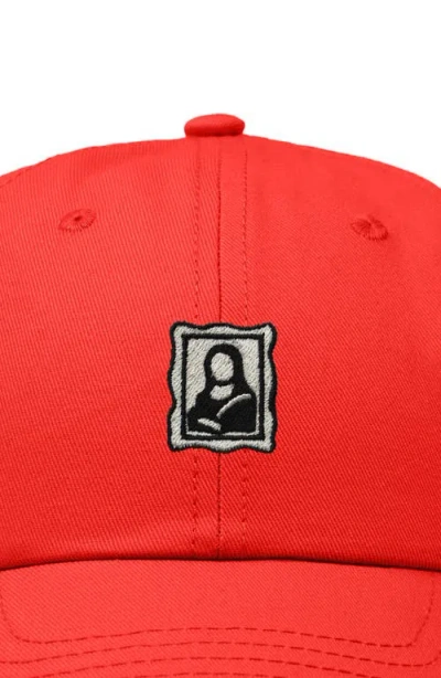 Dalix Frame Dad Cap In Red