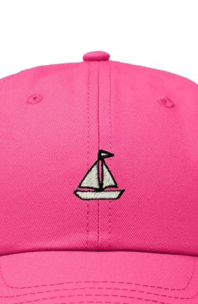 Dalix Sail Dad Cap In Pink