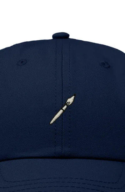 Dalix Paint Brush Dad Cap In Blue