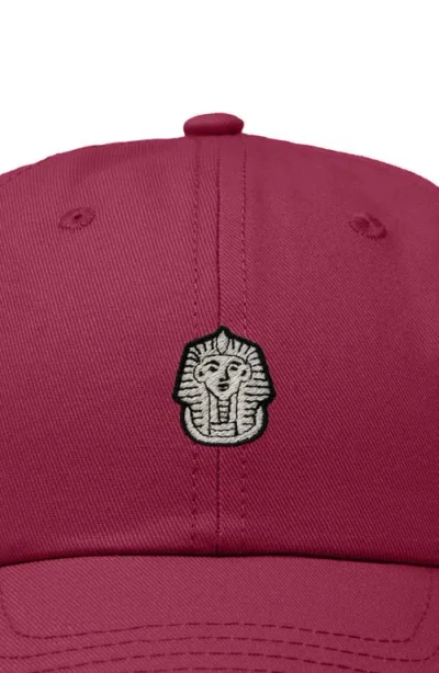 Dalix Pharaoh Dad Cap In Burgundy