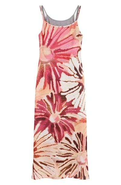 Desigual Floral & Solid Dress Set In Multi