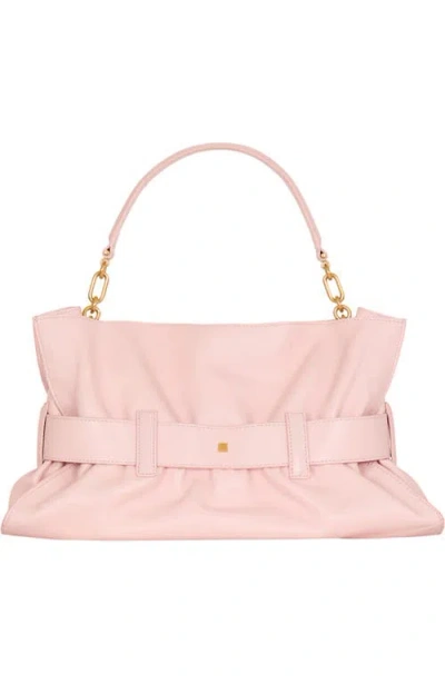 Balmain Medium Anthem Bag In Smooth Leather In Pink