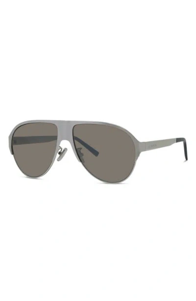 Givenchy 57mm Gradient Pilot Sunglasses In Gray