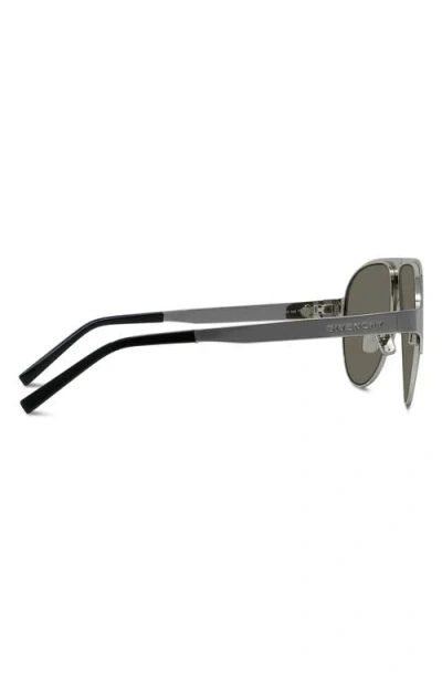 Givenchy 57mm Gradient Pilot Sunglasses In Gray