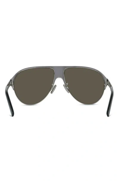 Givenchy 57mm Gradient Pilot Sunglasses In Gray