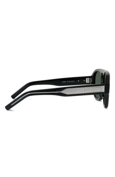 Givenchy Day 55mm Gradient Pilot Sunglasses In Black