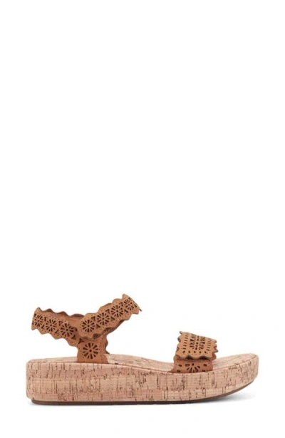 Earth ® Slata Ankle Strap Platform Sandal In Multi