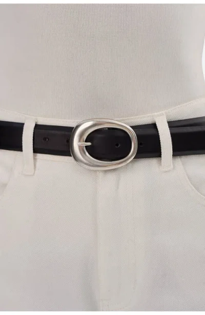 Lamarque Doha | Leather Belt In Black