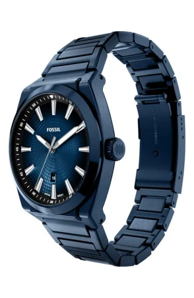 Fossil Everett Watch, 42mm In Blue