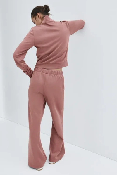 H&m Crease-front Pull-on Pants In Pink