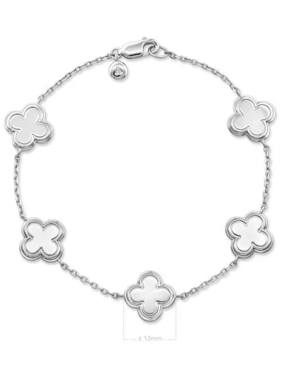 Devata Five  Clover Bracelet In Silver