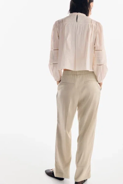 H&m Pull-on Trousers In Neutral