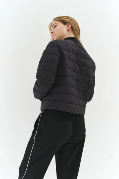 H&m Quilted Jacket In Black