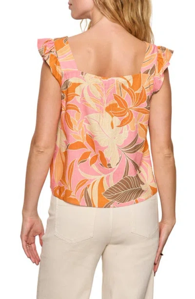Sanctuary Within Time Button-up Shirt In Orange