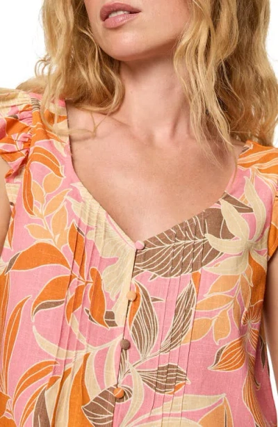 Sanctuary Within Time Button-up Shirt In Orange