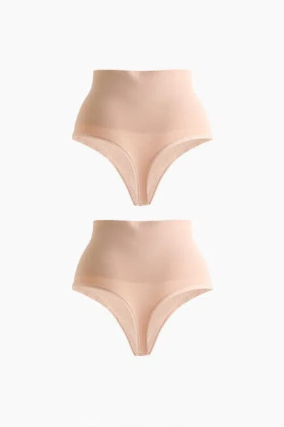 H&m 2-pack Medium Shape Thong Briefs In Red