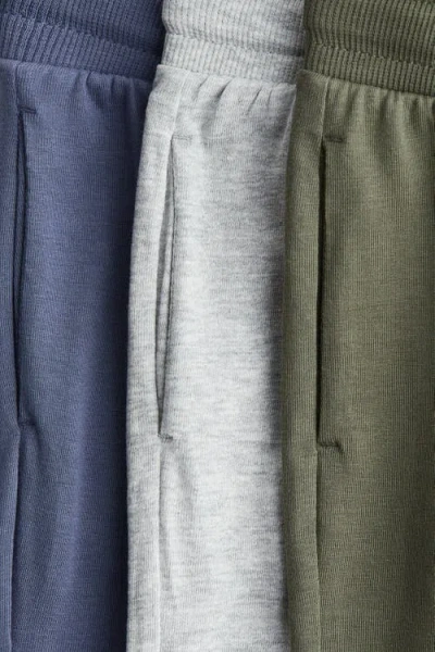 H&m 3-pack Joggers In Multi