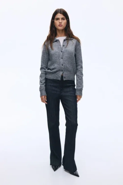 H&m High Flared Jeans In Blue
