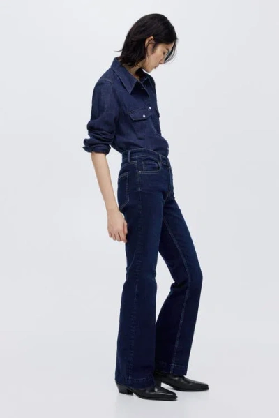 H&m Bootcut Regular Jeans In Blue