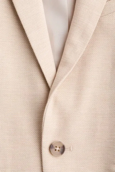 H&m Single-breasted Jacket In Neutral