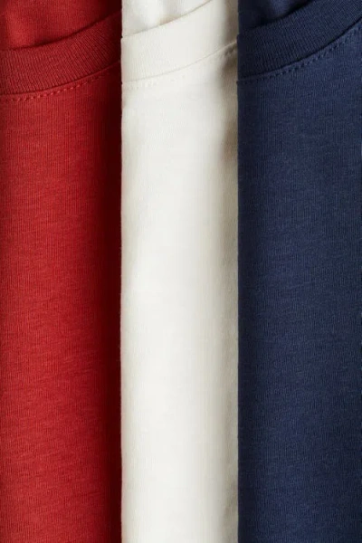 H&m 3-pack T-shirts In Multi