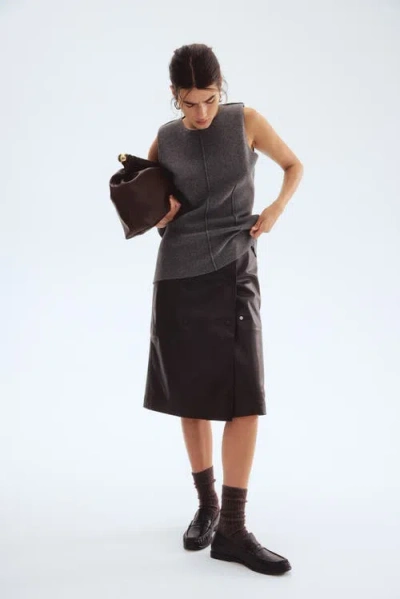 H&m Wool-blend Top In Black