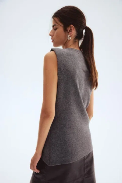 H&m Wool-blend Top In Black