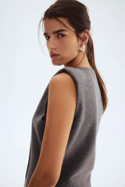 H&m Wool-blend Top In Black