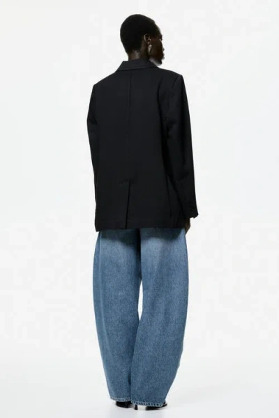 H&m Single-breasted Blazer In Black