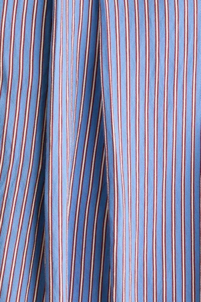 H&m Straight Pull-on Trousers In Blue