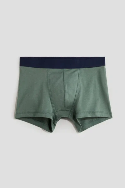 H&m 10-pack Cotton Trunks In Multi