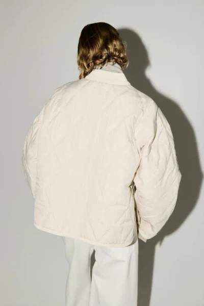 H&m Quilted Jacket In Neutral