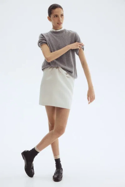 H&m Pull-on Skirt In White