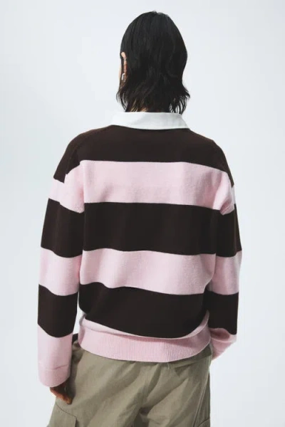 H&m Collared Jumper In Multi