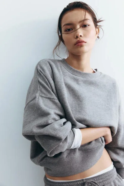 H&m Oversized Sweatshirt In Gray