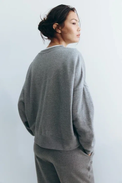 H&m Oversized Sweatshirt In Gray