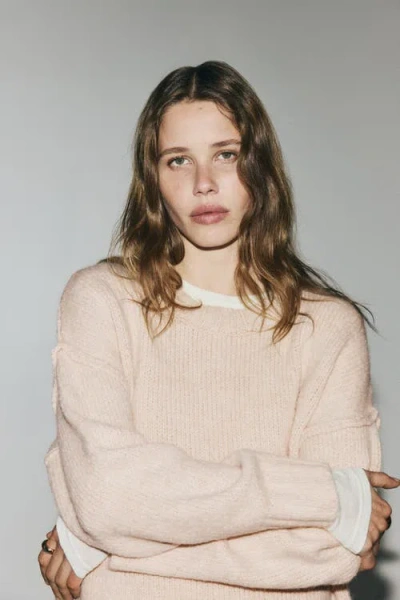 H&m Oversized Jumper In Neutral