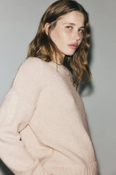 H&m Oversized Jumper In Neutral