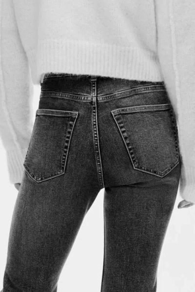 H&m Flared High Jeans In Blue