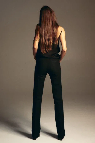 H&m Flared High Jeans In Black