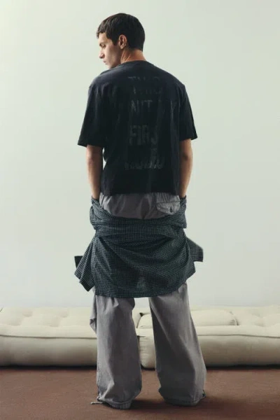 H&m Oversized-fit T-shirt In Black