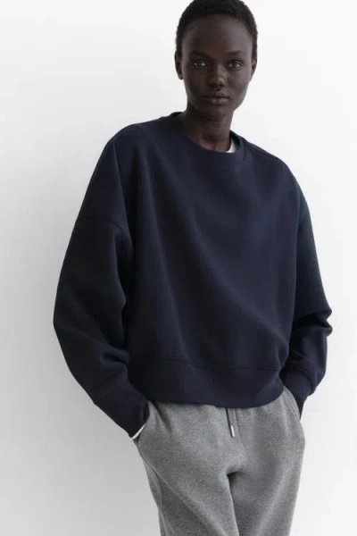 H&m Oversized Sweatshirt In Blue