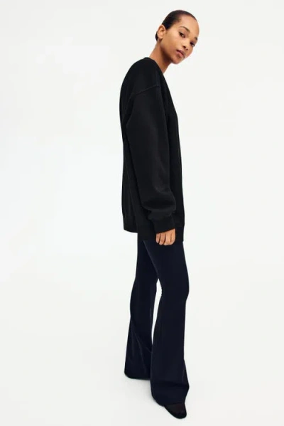 H&m Oversized Sweatshirt In Black