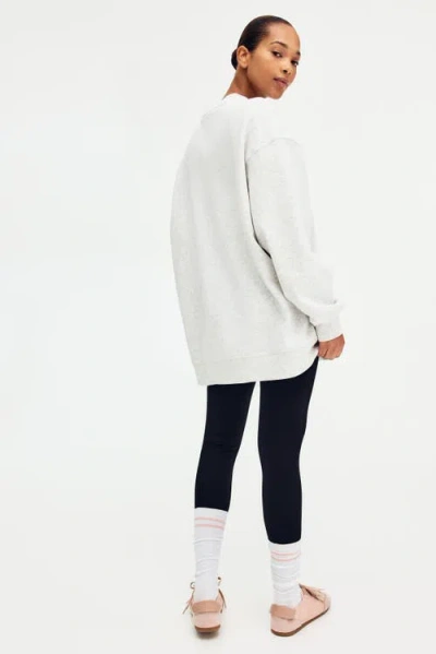 H&m Oversized Sweatshirt In White