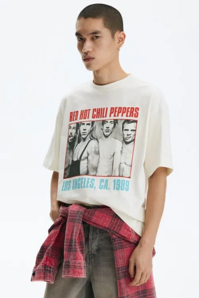 H&m Oversized Fit T-shirt In White