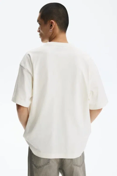 H&m Oversized Fit T-shirt In White