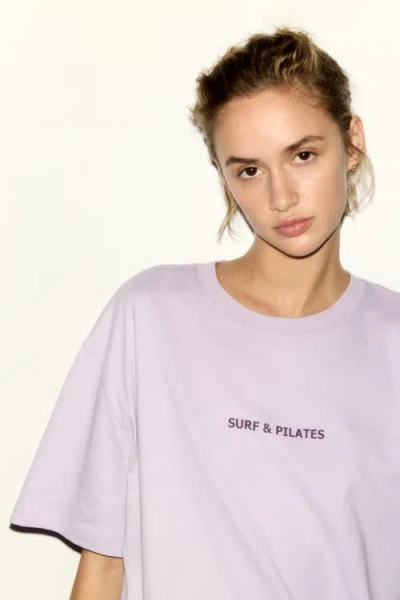 H&m Oversized T-shirt In Pink