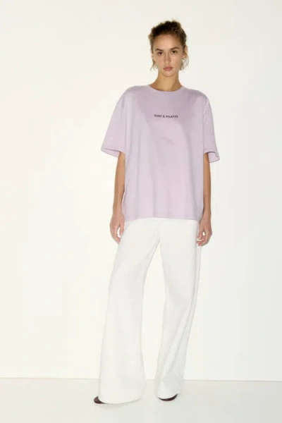H&m Oversized T-shirt In Pink