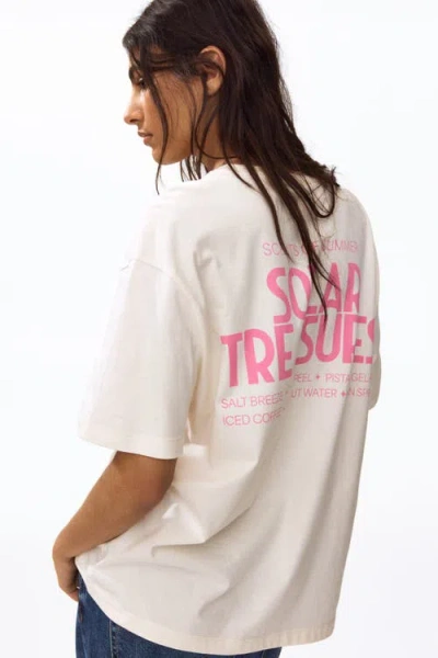 H&m Oversized T-shirt In Multi