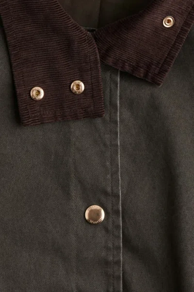 H&m Oversized Cargo Jacket In Green